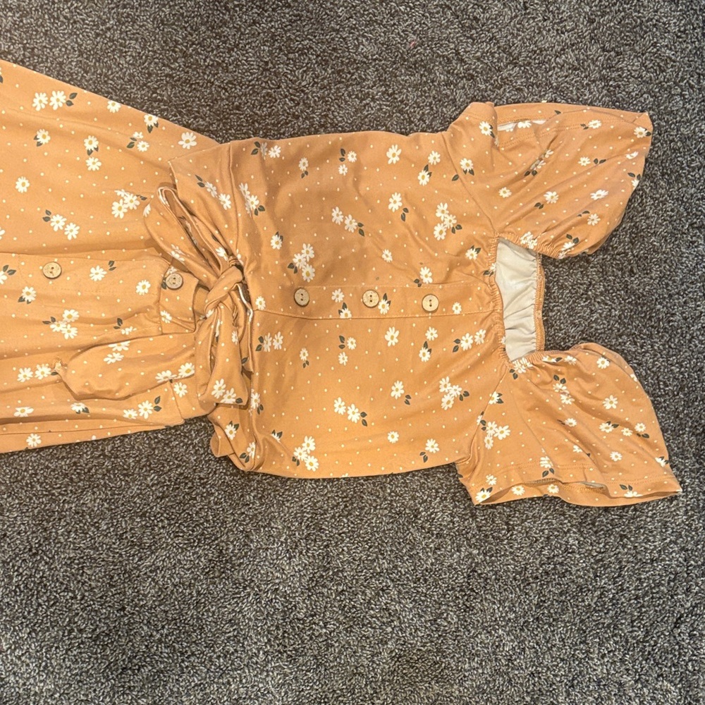 Floral Puff Sleeve Dress